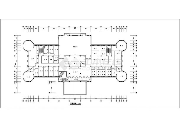 某高层酒店建筑设计方案全套CAD平面图